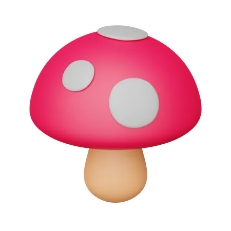 Cogumelo  3D Icon