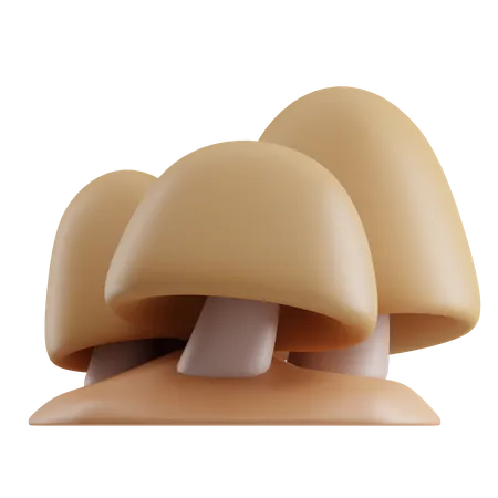 Cogumelo  3D Icon