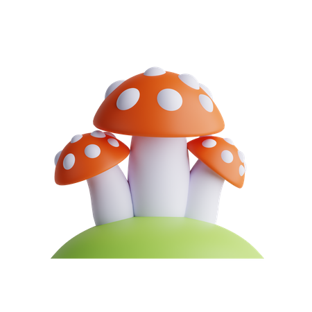 Cogumelo  3D Icon