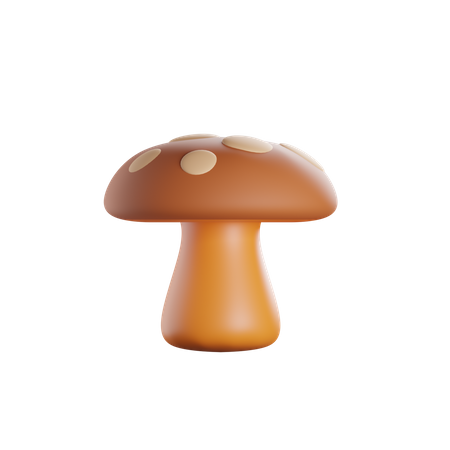 Cogumelo  3D Icon