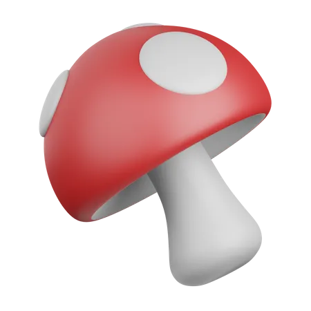Cogumelo  3D Icon
