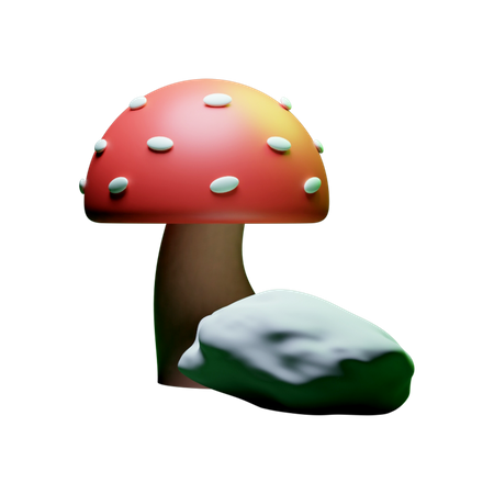 Cogumelo  3D Icon