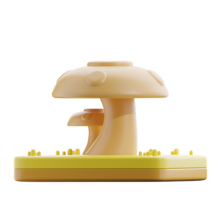 Cogumelo  3D Icon