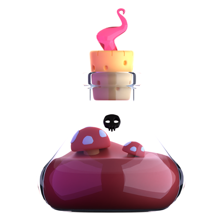 Veneno de cogumelo  3D Icon