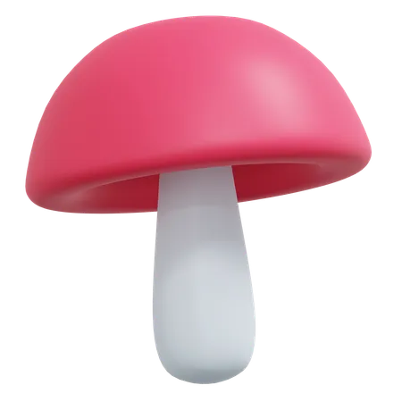 Cogumelo vermelho  3D Icon