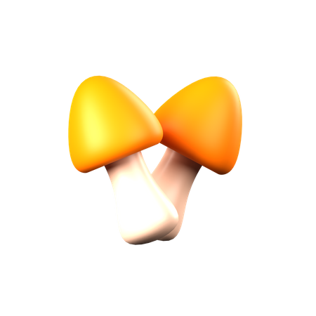 Cogumelos  3D Icon