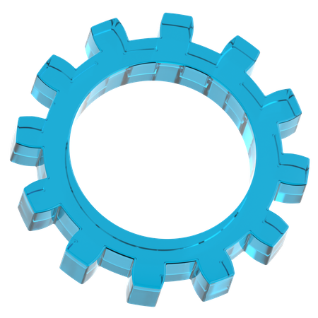 Cogwheel Shape  3D Icon