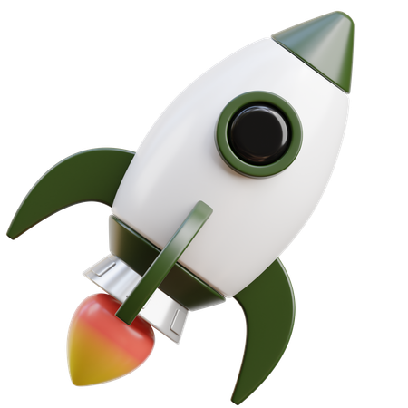 Cohete  3D Icon