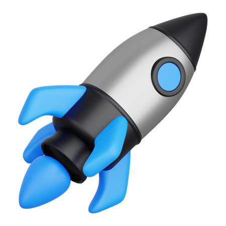 Cohete  3D Icon