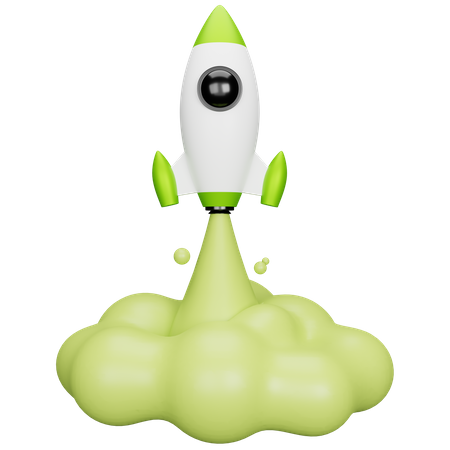 Cohete  3D Icon