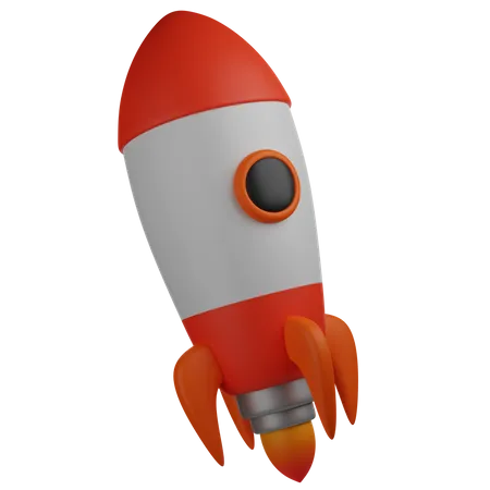 Cohete  3D Illustration