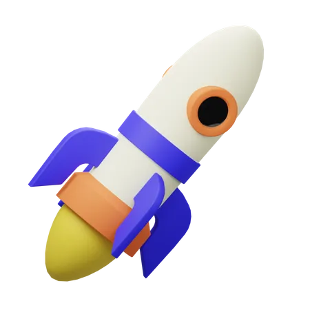 Cohete  3D Icon