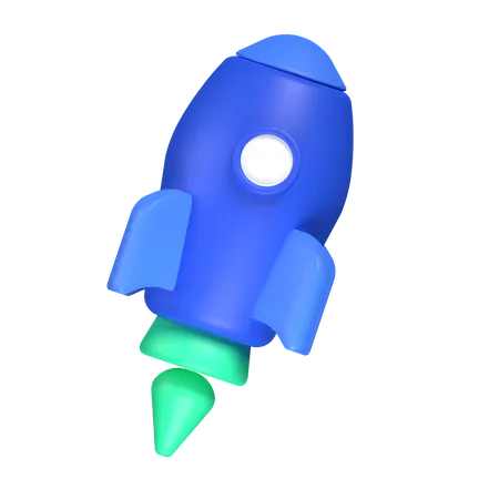 Cohete  3D Icon