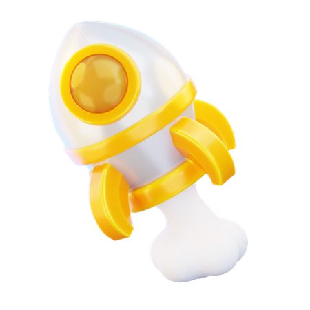 Juguete cohete  3D Icon
