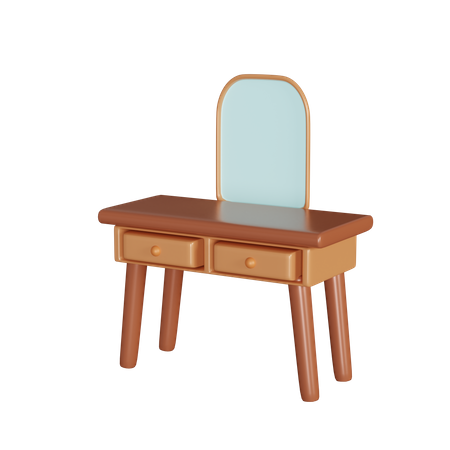 Mettre la table  3D Illustration