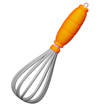 Coil Whisk 3D Icon