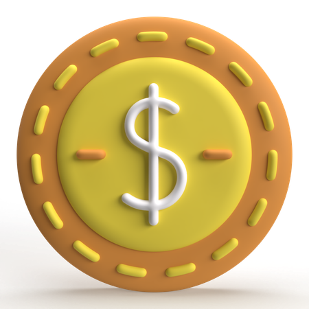 Coin  3D Icon