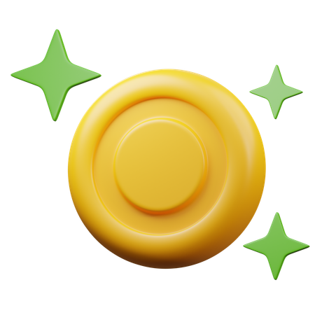 동전  3D Icon