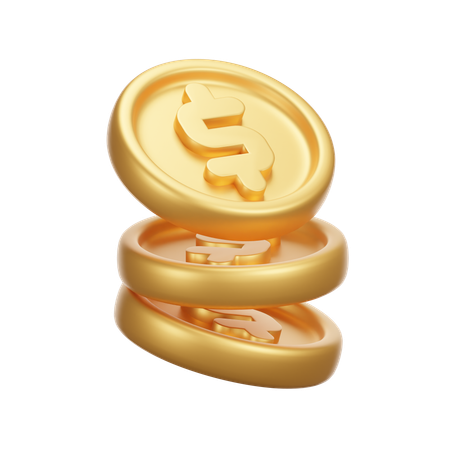 Coin  3D Icon