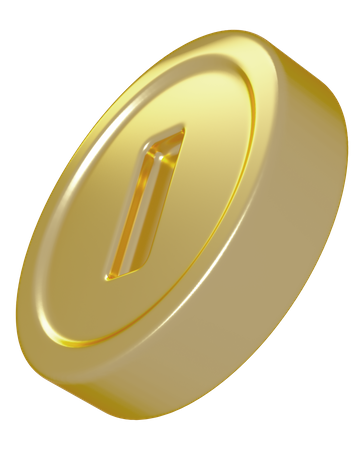 Coin  3D Illustration