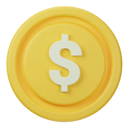 Coin 3 D Illustration 3D Icon