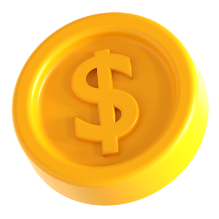 Coin as service  3D Icon