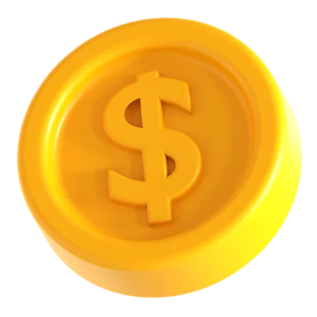 Coin as service  3D Icon