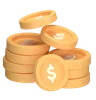 Coin big stack