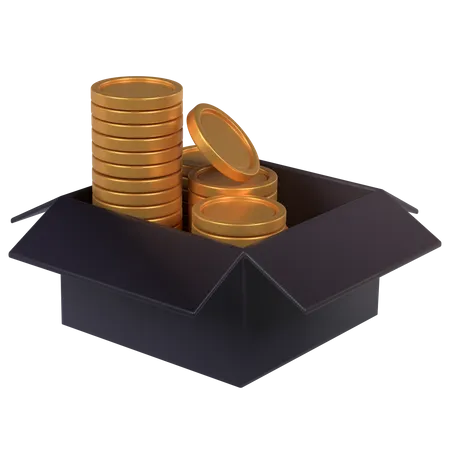 Coin box  3D Icon