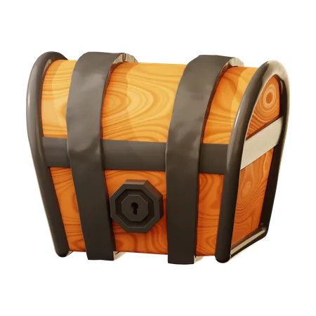 Coin Chest  3D Icon