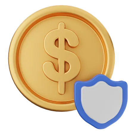 Coin Dollar  3D Icon