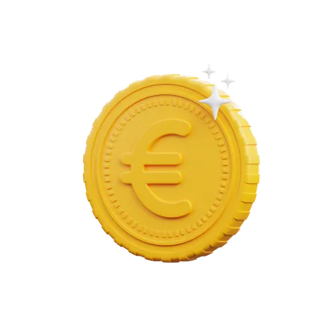 Coin euro  3D Icon