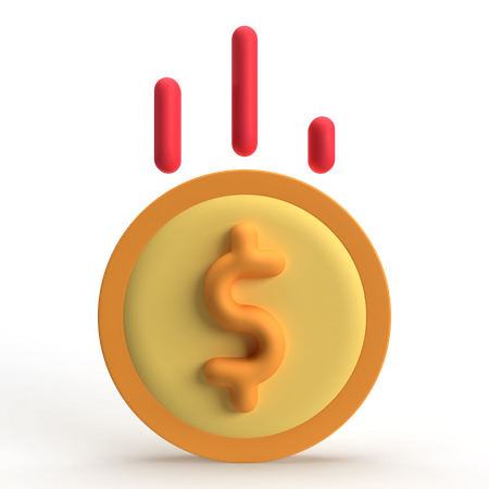 Coin Fall  3D Icon