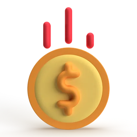 Coin Fall  3D Icon