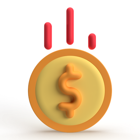 Coin Fall  3D Icon
