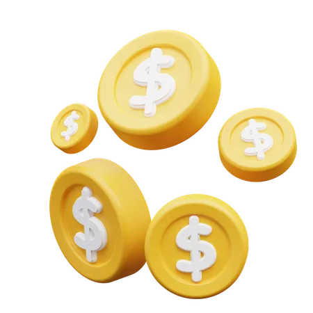 Coin Flow  3D Icon
