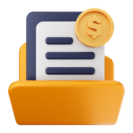 Coin Folder  3D Icon