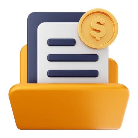 Coin Folder  3D Icon