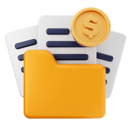 Coin Folder  3D Icon