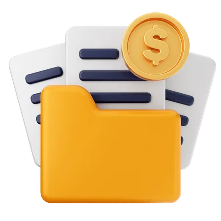 Coin Folder  3D Icon