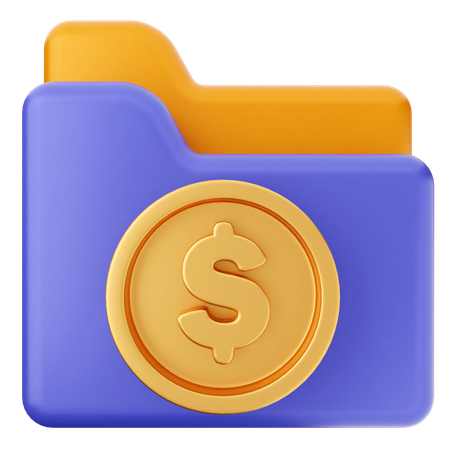 Coin Folder  3D Icon