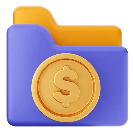 Coin Folder  3D Icon