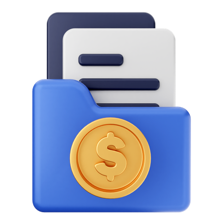 Coin Folder  3D Icon