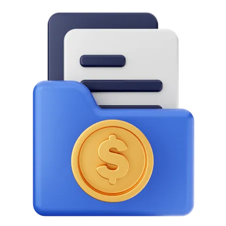 Coin Folder  3D Icon