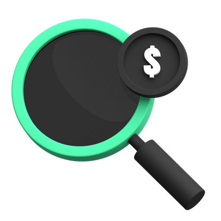 Coin Inspect  3D Icon