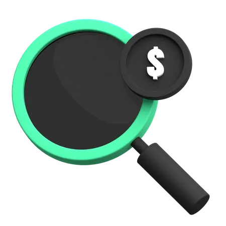 Coin Inspect  3D Icon