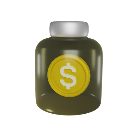 Coin Jar  3D Icon