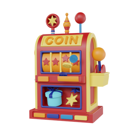 Coin Machine  3D Icon