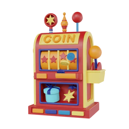 Coin Machine  3D Icon