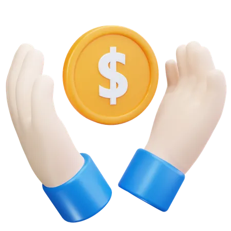 Coin Offer  3D Icon